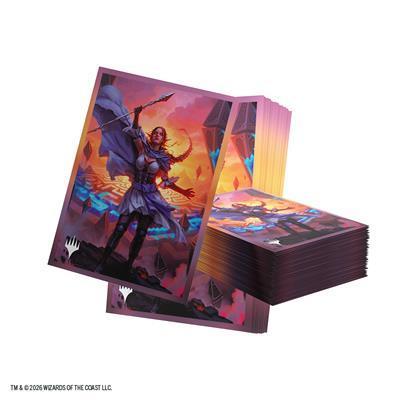 GameGenic - Magic: The Gathering | Reality Fracture Premium Art Sleeves - Nissa, Leyline Tamer (105ct)