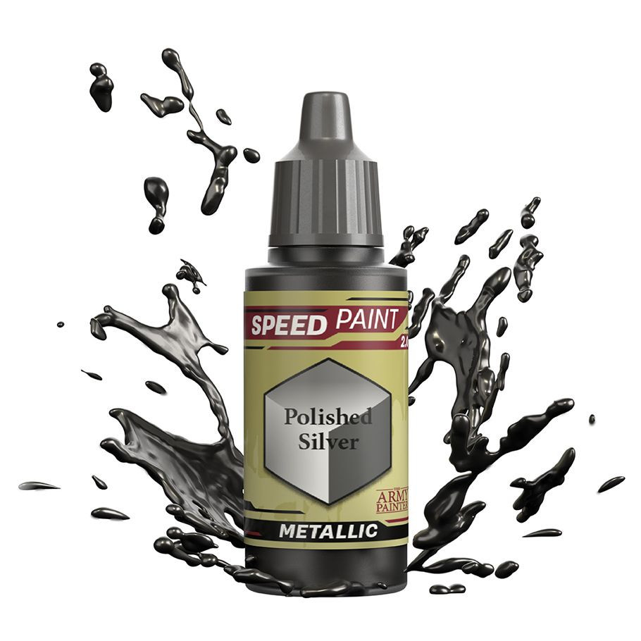 The Army Painter - Warpaints Speedpaint 2.0: Polished Silver (18ml)