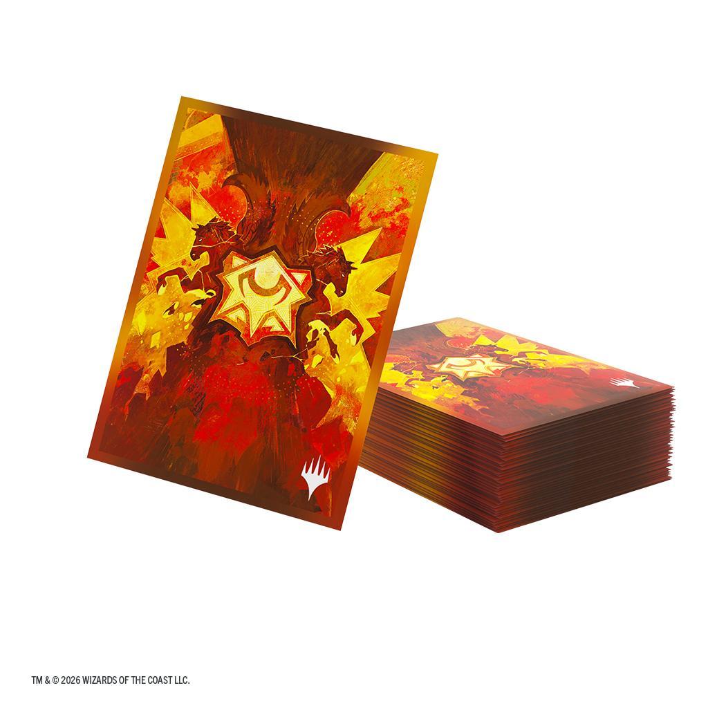 Magic: The Gathering | Secrets of Strixhaven Premium Art Sleeves - Lorehold - The Feisty Goblin Gamehouse -