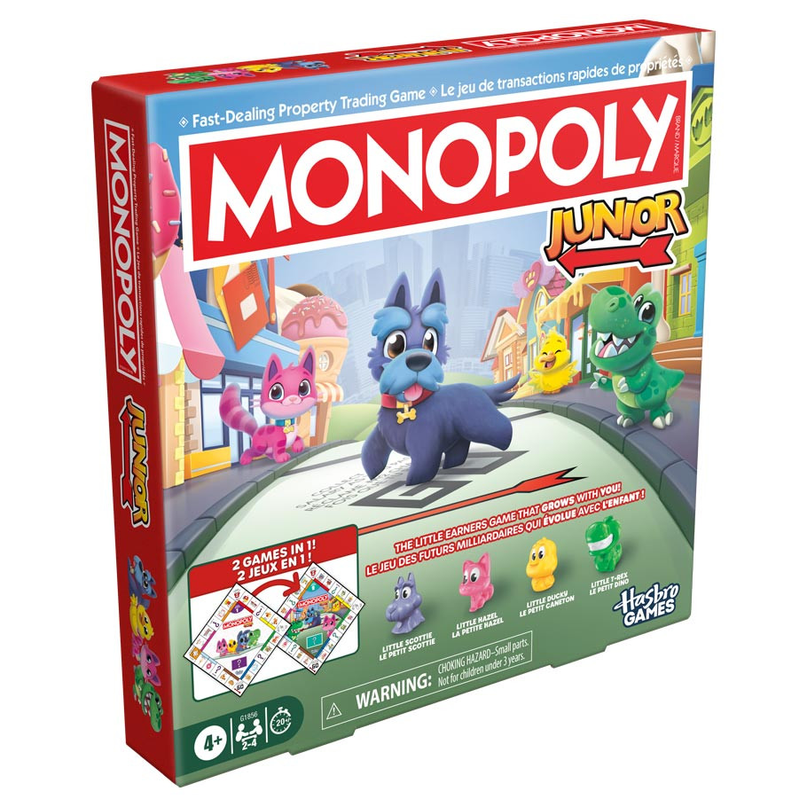 Monopoly Junior 2-in-1 Refresh - The Feisty Goblin Gamehouse -