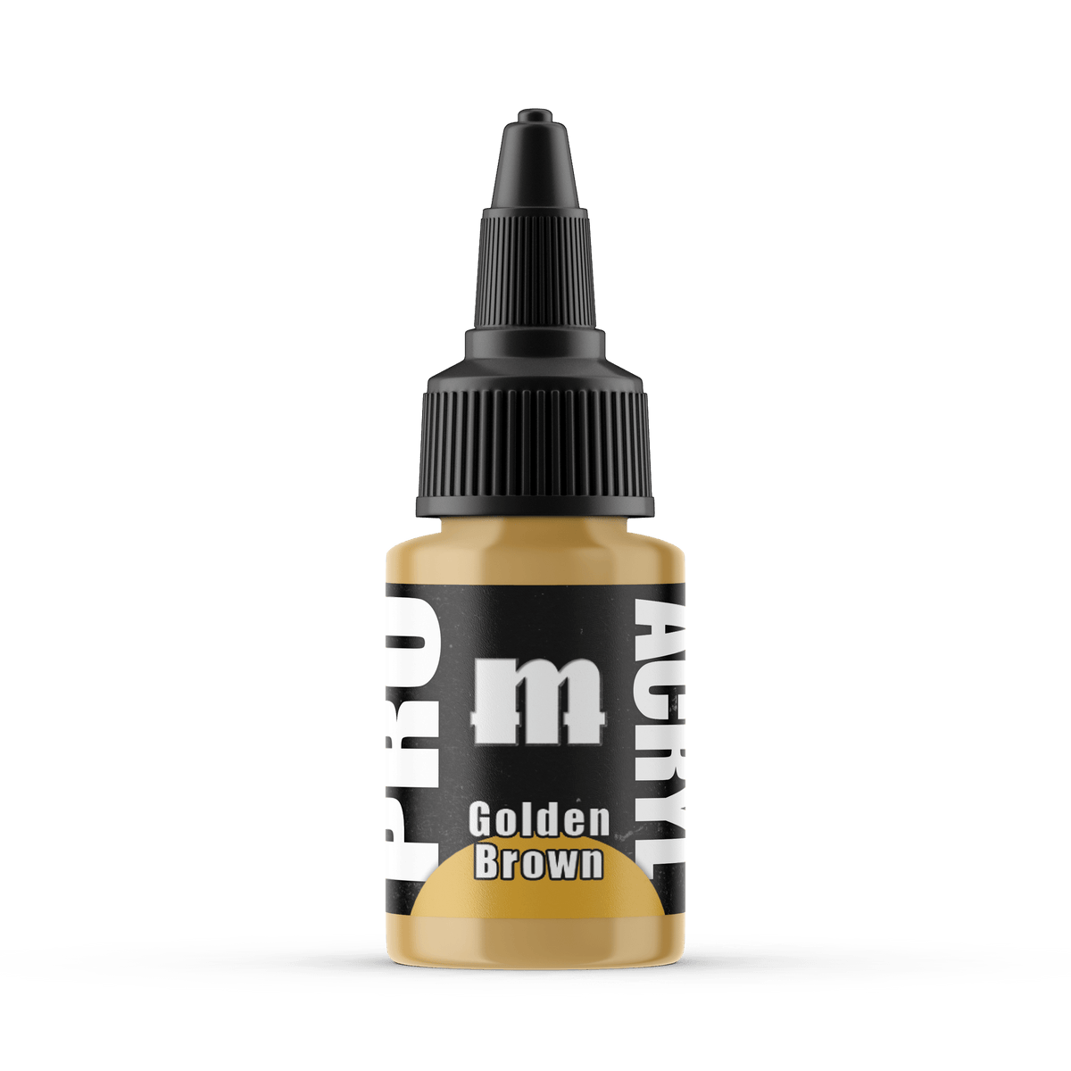 Monument Hobbies - 017-Pro Acryl Golden Brown - The Feisty Goblin Gamehouse -