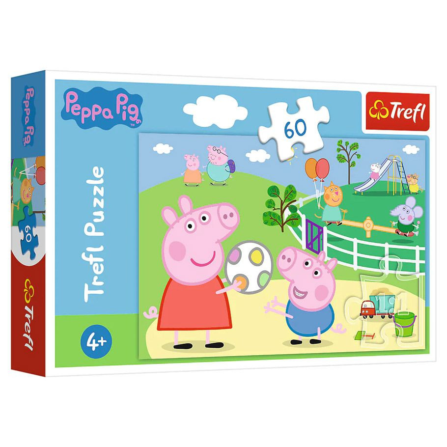 Trefl - Peppa Pig's Fun With Friends Puzzle (60 Piece) - The Feisty Goblin Gamehouse -