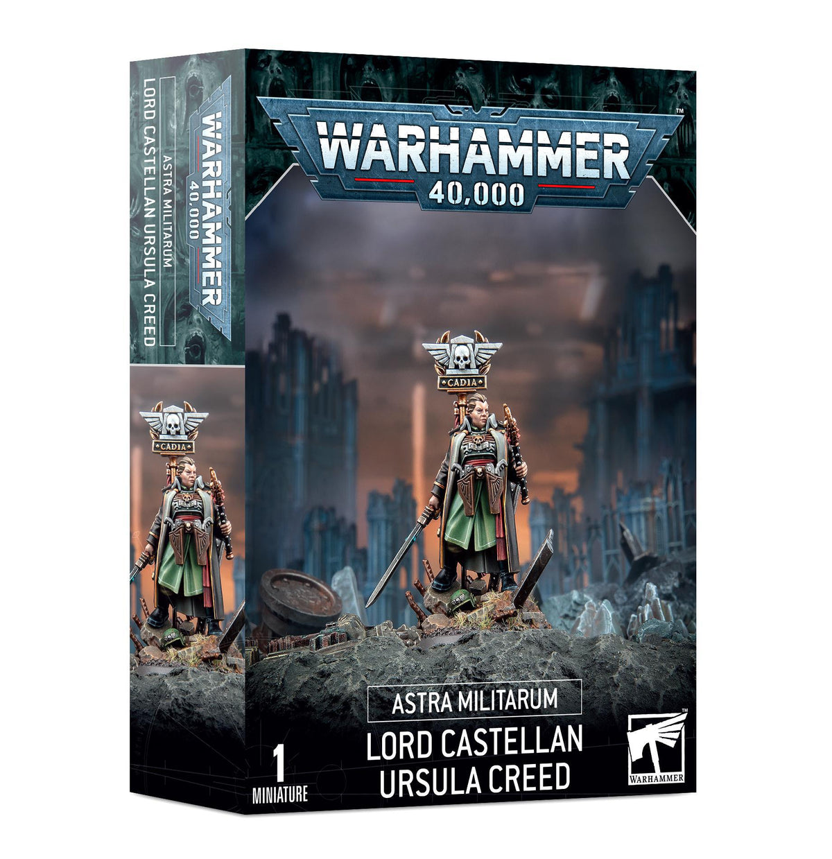 Warhammer 40,000 - Astra Militarum: Lord Castellan Ursula Creed - The Feisty Goblin Gamehouse -