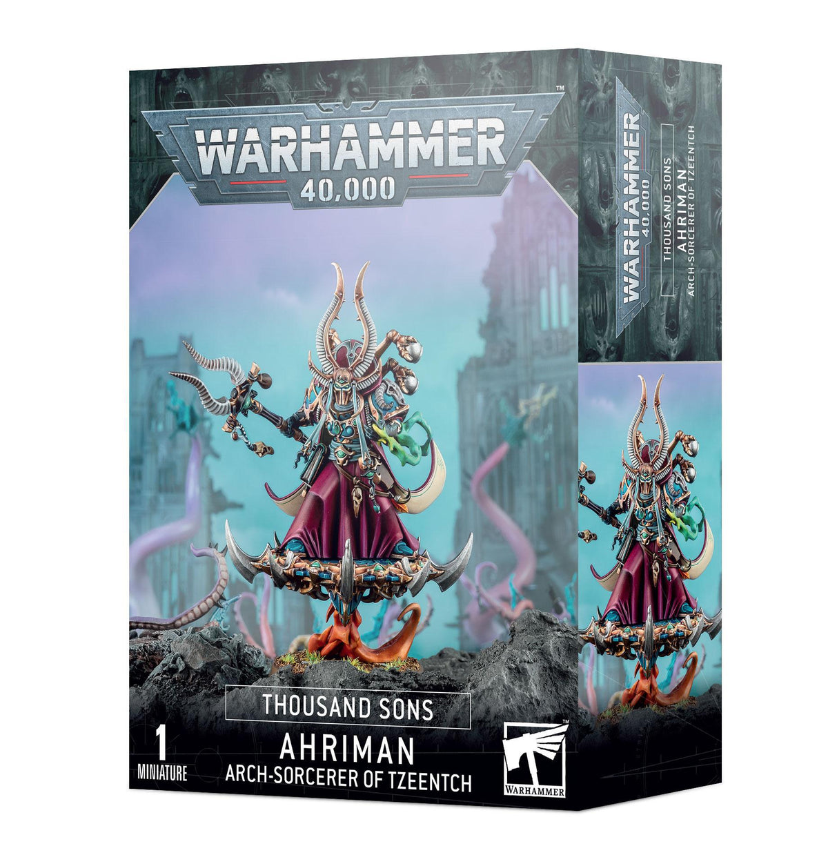 Warhammer 40,000 - Thousand Sons: Ahriman Arch-Sorcerer of Tzeentch - The Feisty Goblin Gamehouse -