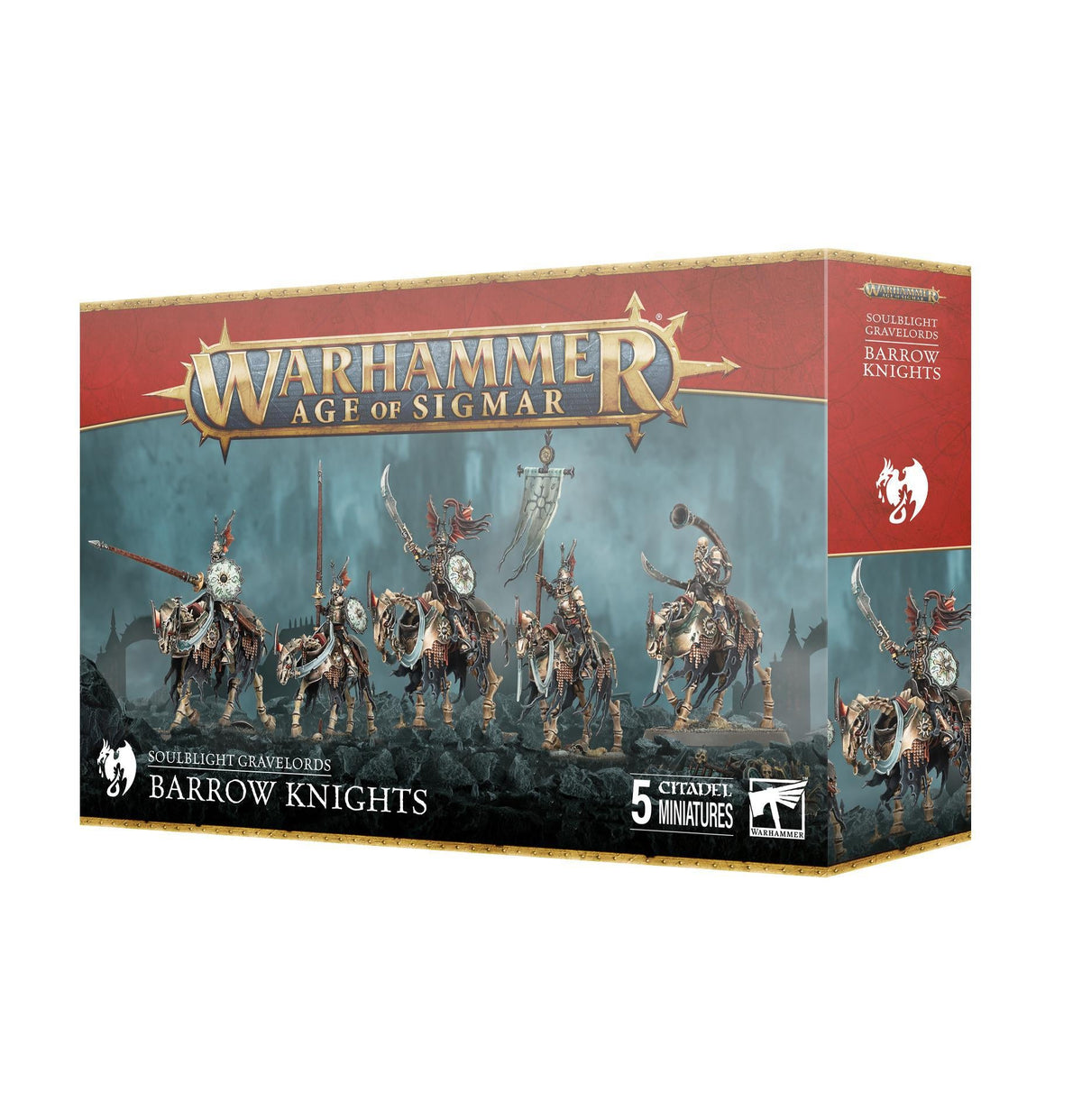 Warhammer Age of Sigmar - Soulblight Gravelords: Barrow Knights - The Feisty Goblin Gamehouse -
