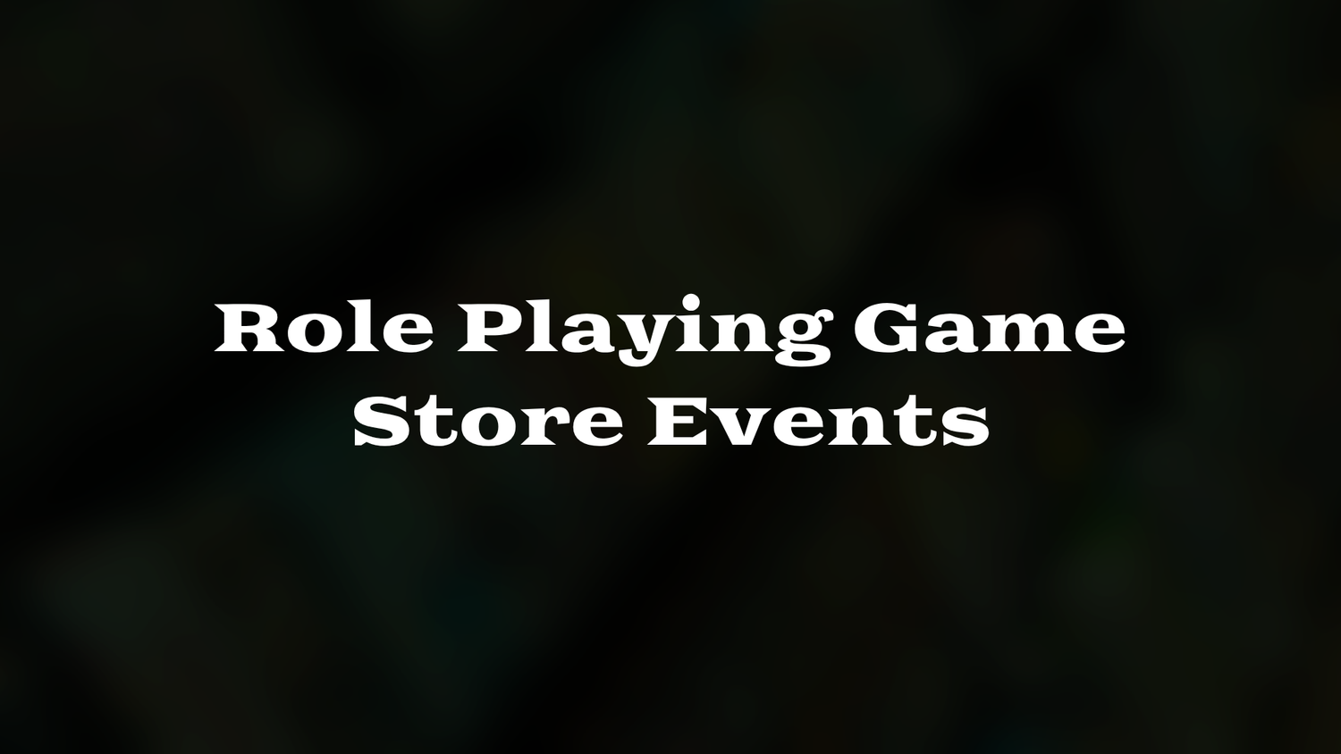 RPG Events