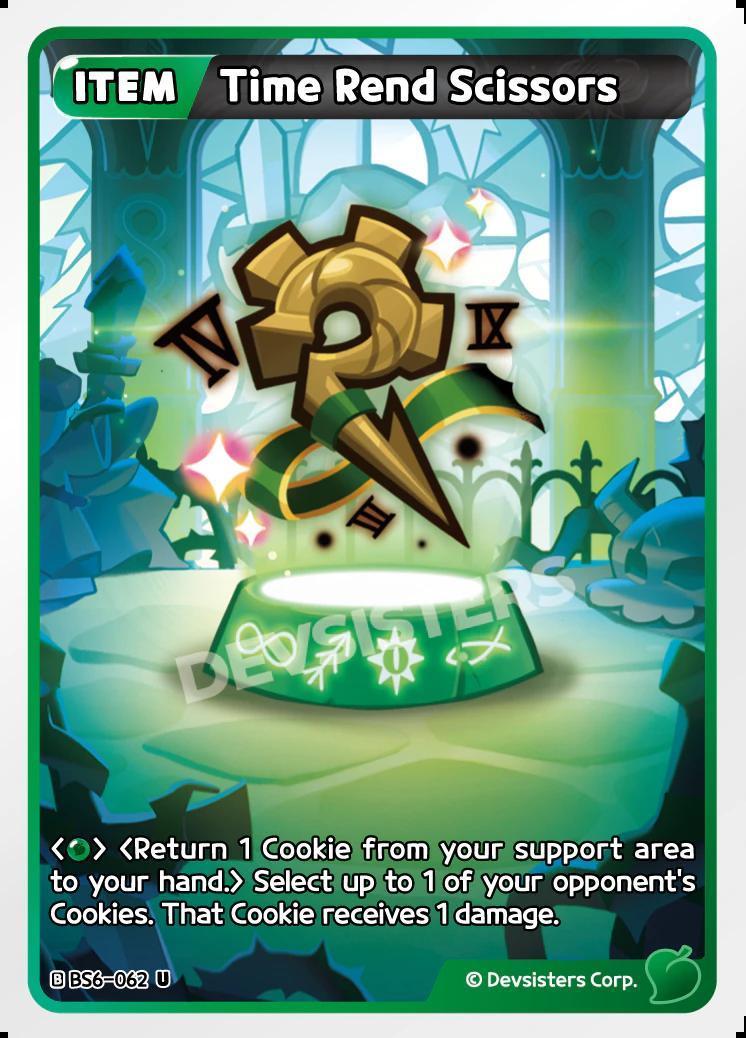 CookieRun TCG - Time Rend Scissors [BS6-062 U]