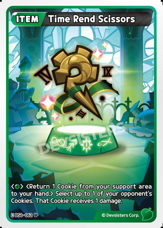CookieRun TCG - Time Rend Scissors [BS6-062 U]