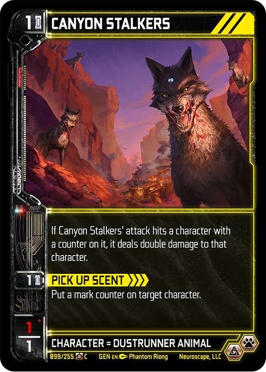 Neuroscape TCG - Canyon Stalkers GEN-099