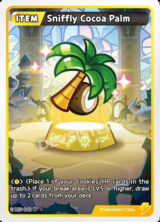 CookieRun TCG - Sniffly Cocoa Palm [BS5-042 U]