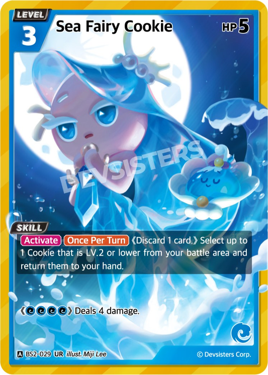 CookieRun TCG - Sea Fairy Cookie [BS2-029 UR]