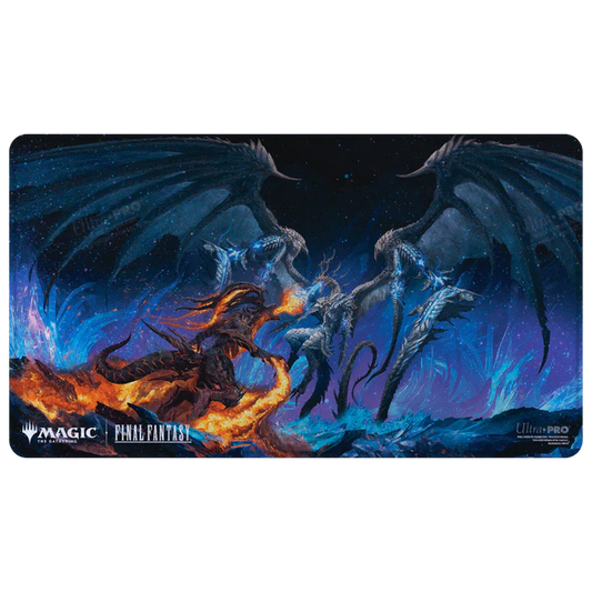 Ultra PRO - HOLOFOIL® Playmat for Magic: The Gathering®—FINAL FANTASY™ Bahamut and Ifrit