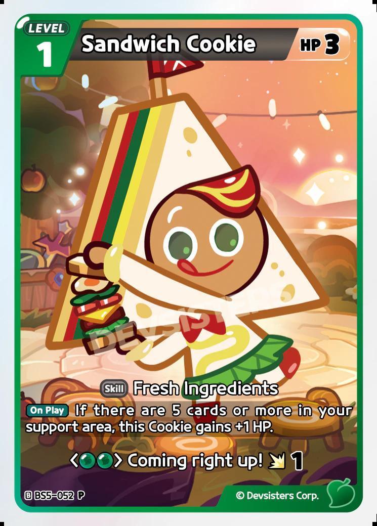 CookieRun TCG - Sandwich Cookie [BS5-052 P]