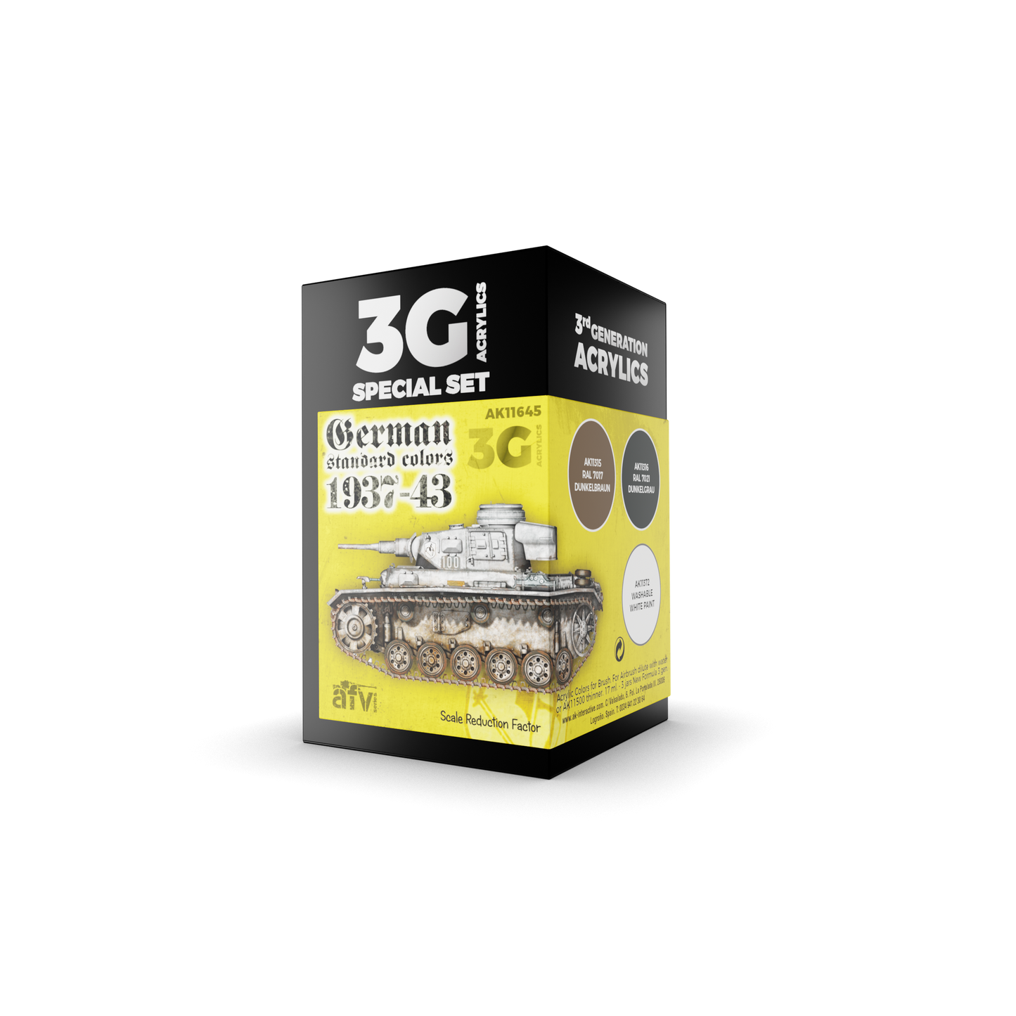 AK Interactive - 3G Special Set: German Standard Colors 1937-43 (3ct)