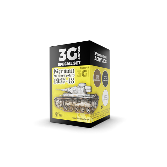 AK Interactive - 3G Special Set: German Standard Colors 1937-43 (3ct)