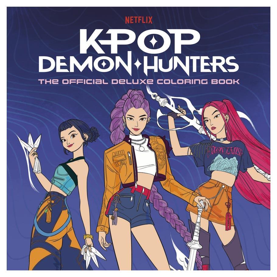 KPop Demon Hunters: The Official Deluxe Coloring Book (Penguin Random House)