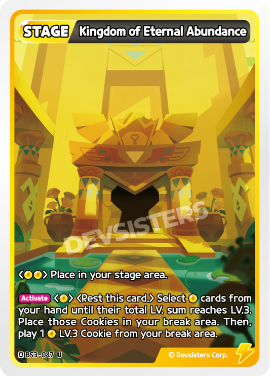 CookieRun TCG - Kingdom of Eternal Abundance [BS3-047 U]
