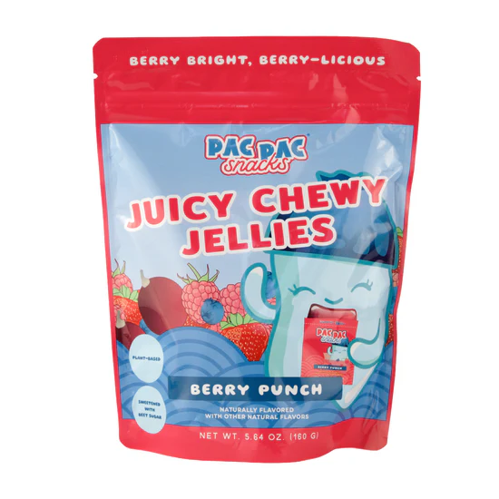 Pac Pac: Juicy Chewy Jellies Berry Punch (5.64oz)