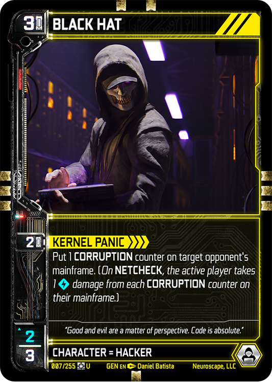Neuroscape TCG - Black Hat GEN-007