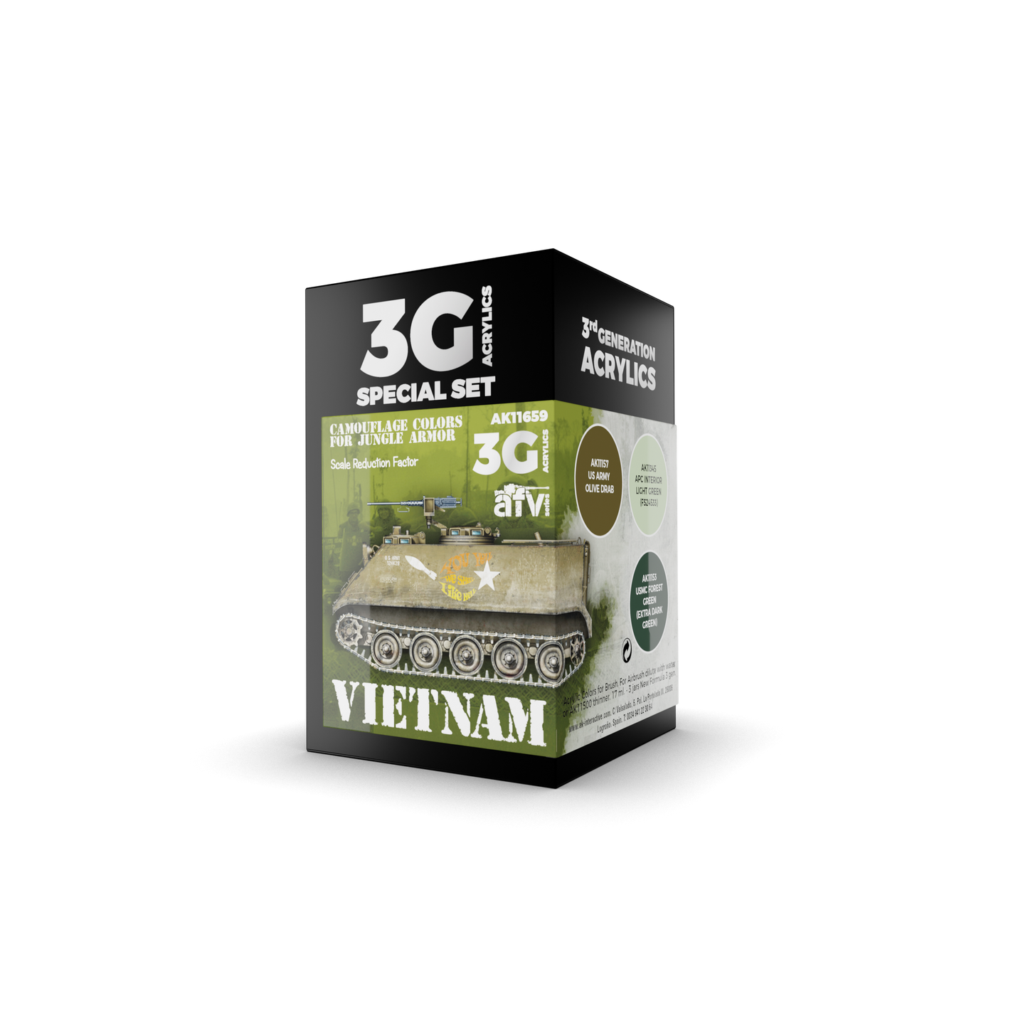AK Interactive - 3G Special Set: Vietnam Colors (3ct)