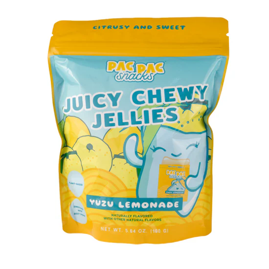 Pac Pac: Juicy Chewy Jellies Yuzu Lemonade (5.64oz)