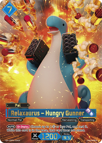 Palworld TCG - Relaxaurus – Hungry Gunner [EBP01-026SP]