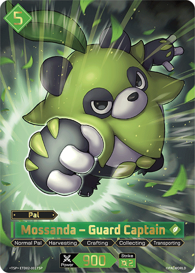 Palworld TCG - Mossanda – Guard Captain [ETD02-001TSP]