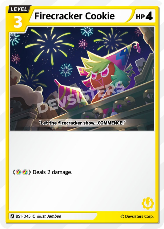 CookieRun TCG - Firecracker Cookie [BS1‑045 C]