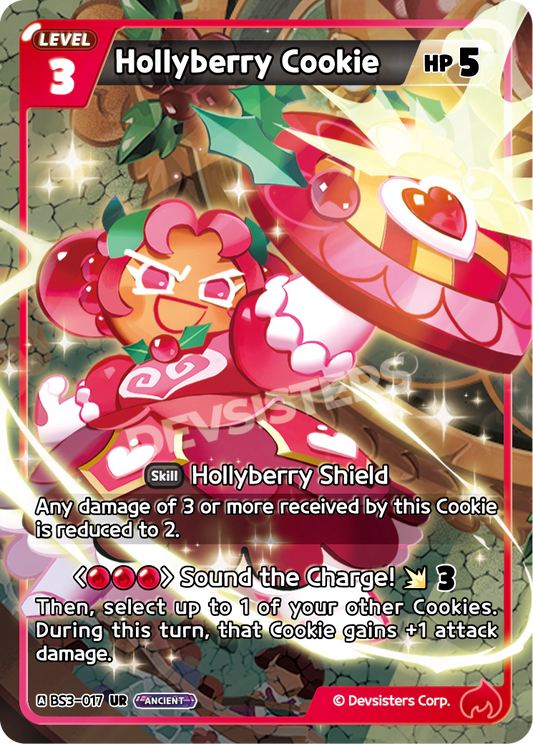 CookieRun TCG - Hollyberry Cookie [BS3-017 UR]