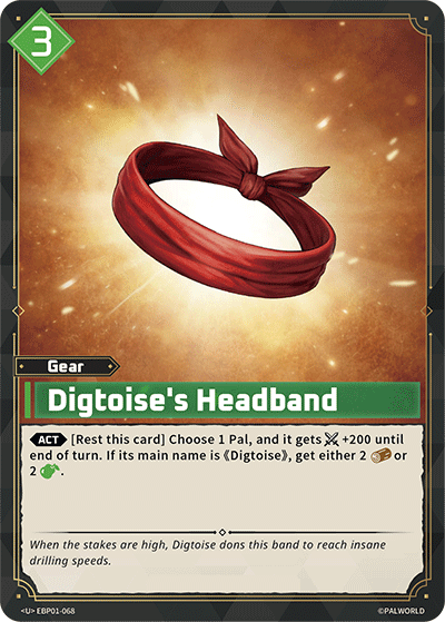 Palworld TCG - Digtoise's Headband [EBP01-068U]