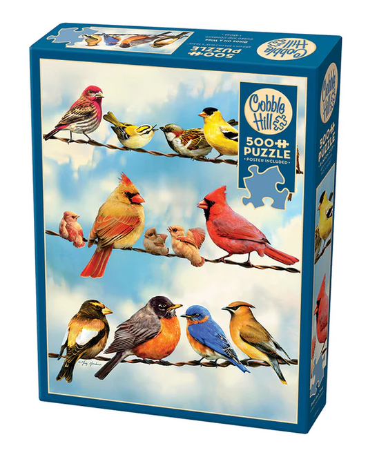 Cobble Hill - Birds on a Wire Puzzle (500 Piece)