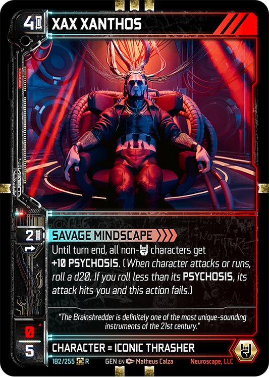 Neuroscape TCG - Xax Xanthos GEN-182