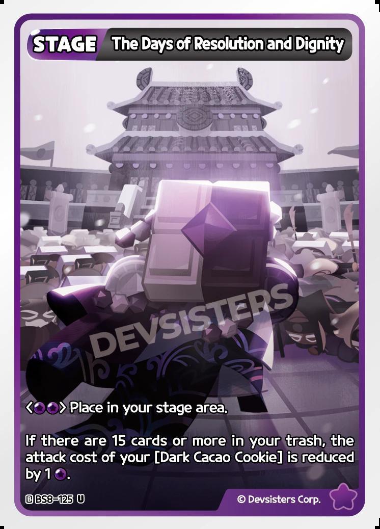 CookieRun TCG - The Days of Resolution and Dignity [BS8-125 U]