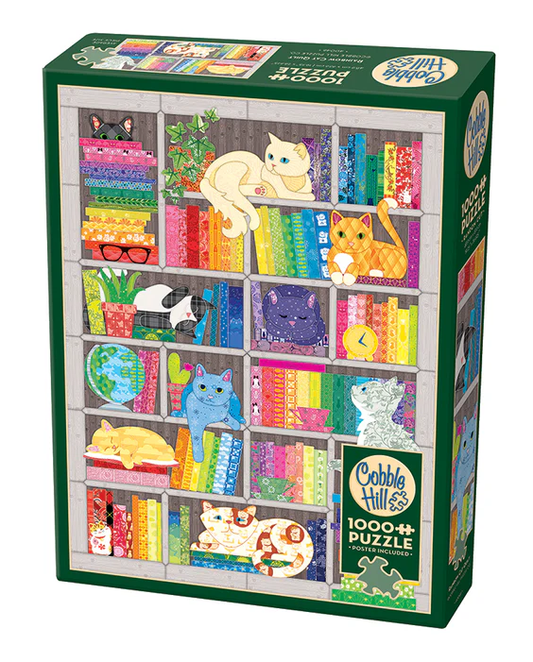 Cobbe Hill - Rainbow Cat Quilt Puzzle (1000 Piece)