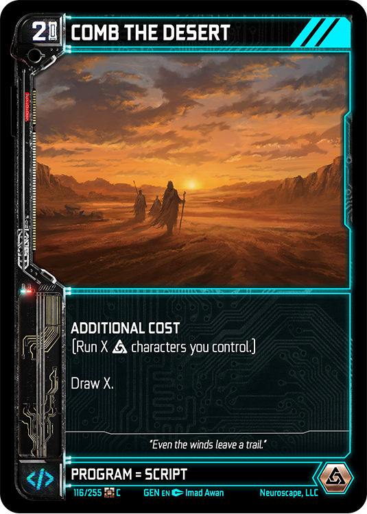 Neuroscape TCG - Comb The Desert GEN-116