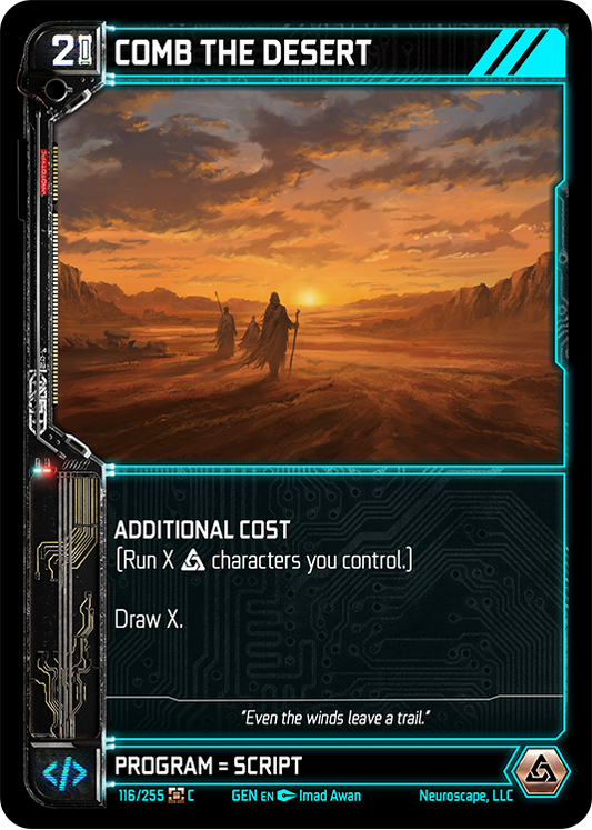 Neuroscape TCG - Comb The Desert GEN-116