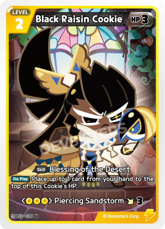 CookieRun TCG - Black Raisin Cookie [BS3-030 U]