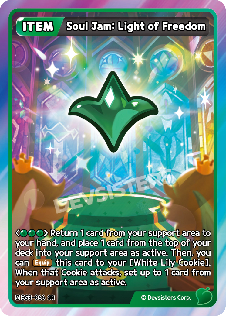 CookieRun TCG - Soul Jam: Light of Freedom [BS3-066 SR]
