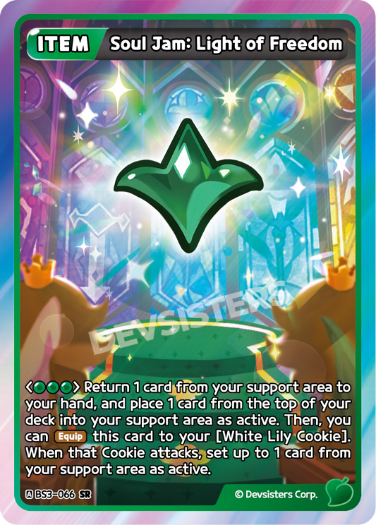 CookieRun TCG - Soul Jam: Light of Freedom [BS3-066 SR]