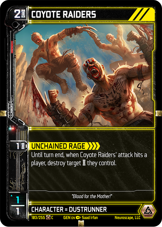 Neuroscape TCG - Coyote Raiders GEN-103