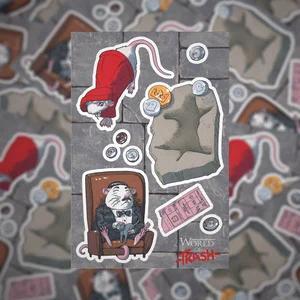 World of Trash - Waterproof Vinyl Sticker Sheets