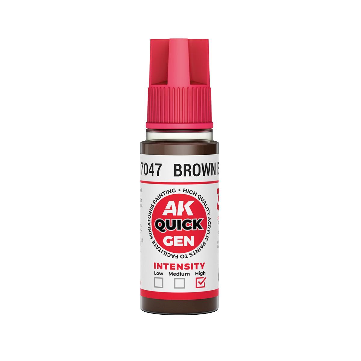 AK Interactive - Quick Gen: Brown Black (18 ml)