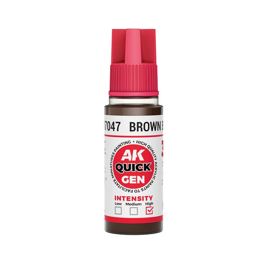 AK Interactive - Quick Gen: Brown Black (18 ml)