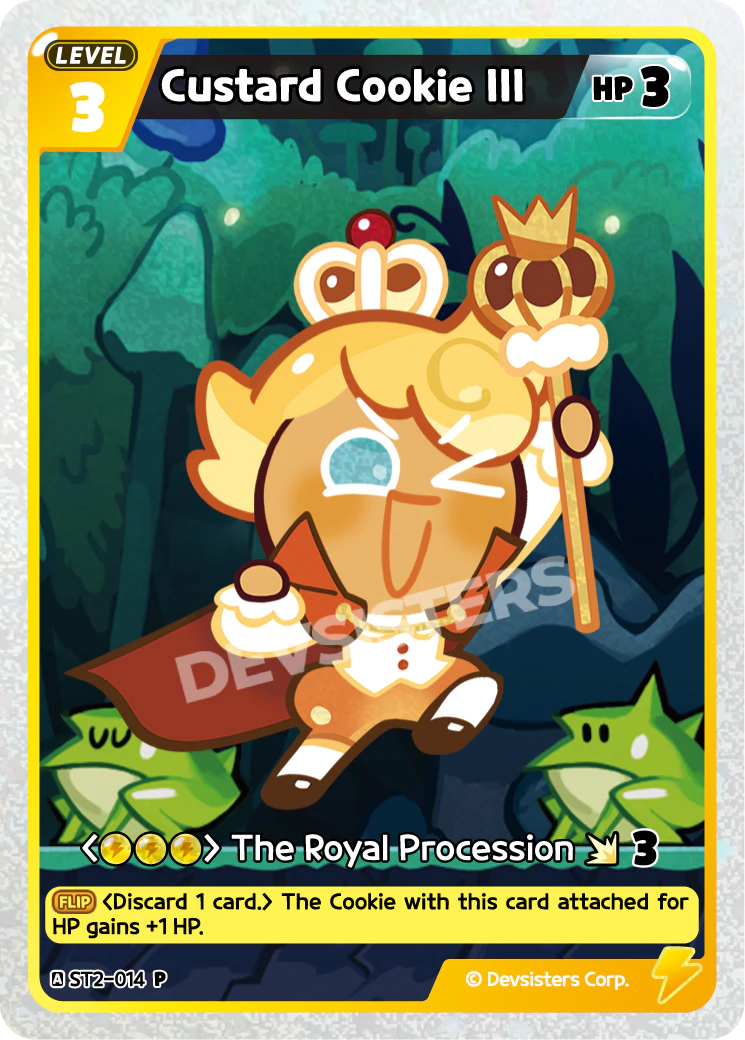 CookieRun TCG - Custard Cookie III (Promotional Pack) [ST2-014 P]