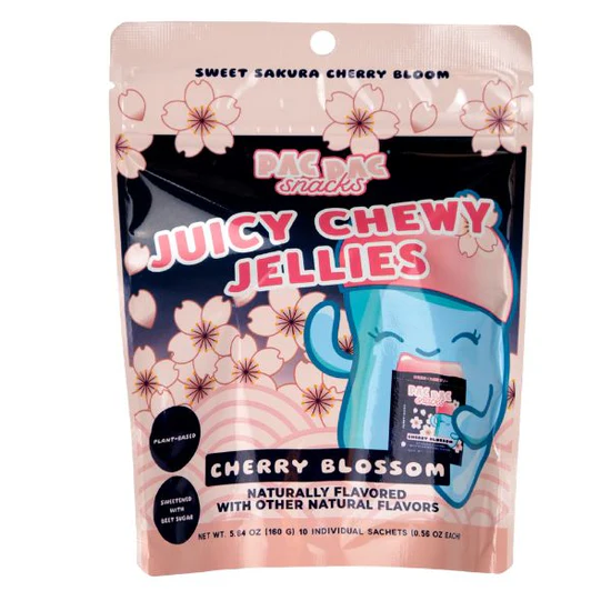 Pac Pac: Juicy Chewy Jellies Cherry Blossom (5.64oz)