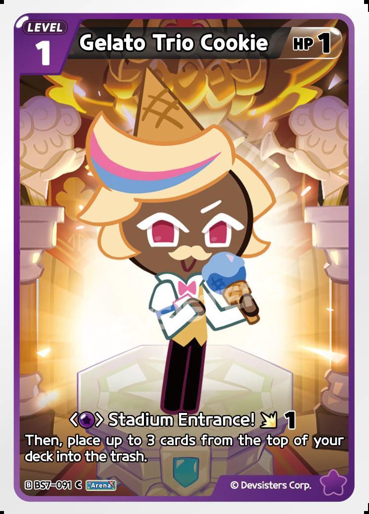 CookieRun TCG - Gelato Trio Cookie [BS7-091 C]