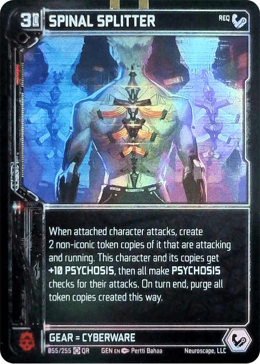 Neuroscape TCG - Spinal Splitter GEN-055 Foil