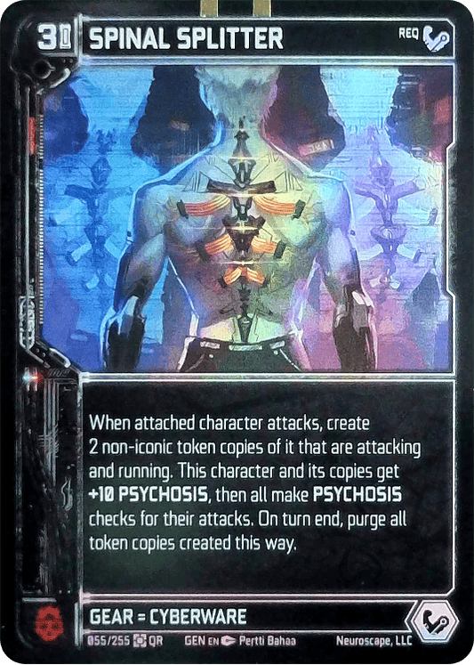 Neuroscape TCG - Spinal Splitter GEN-055 Foil