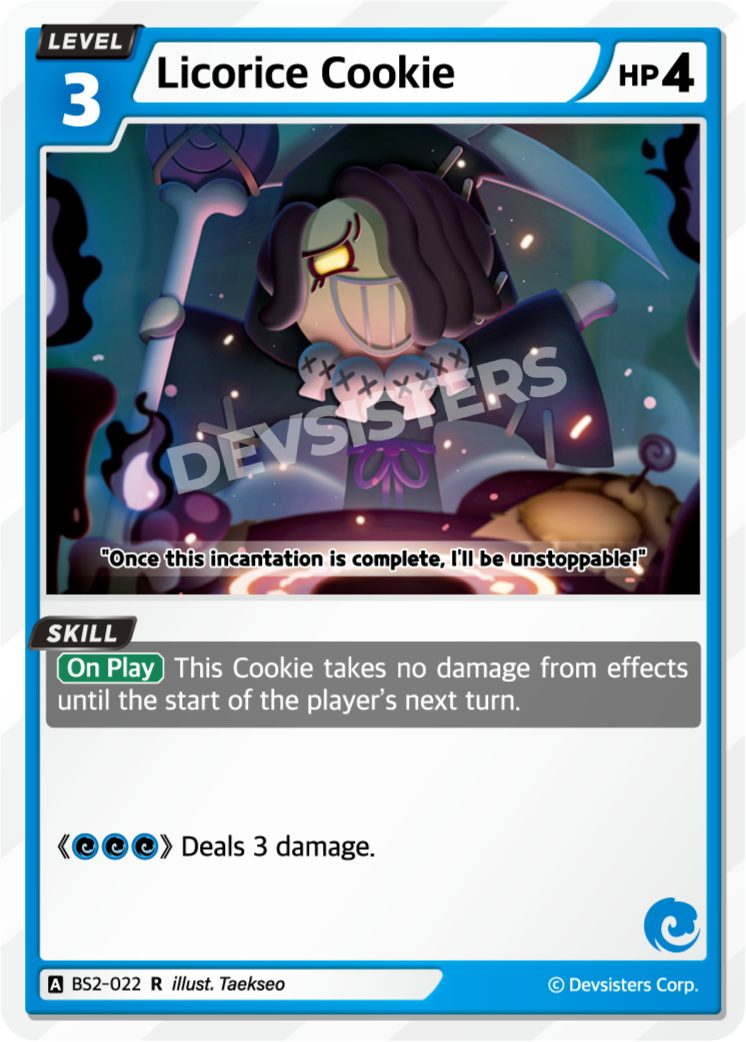 CookieRun TCG - Licorice Cookie [BS2-022 R]