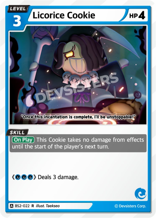 CookieRun TCG - Licorice Cookie [BS2-022 R]